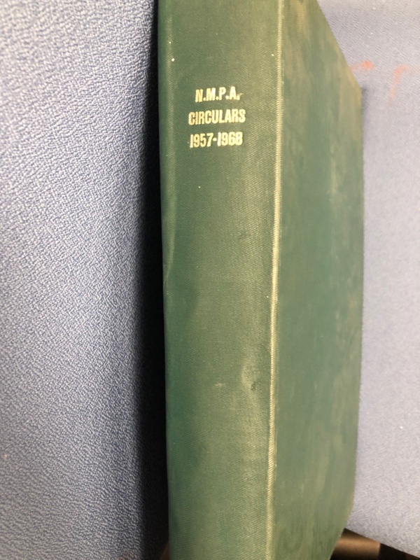 Circulars 19571968; National Marine Paint Association; 1957 eHive