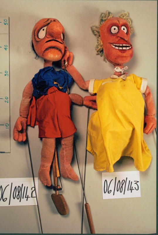 Captain Lazar and his Earthbound Circus (1980) puppets;