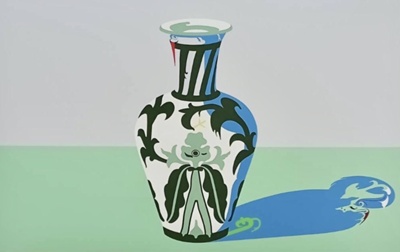 Green and Blue; Wahl, Theda; ABDHA2023.002 Green and Blue; Wahl, Theda; ABDHA2023.002