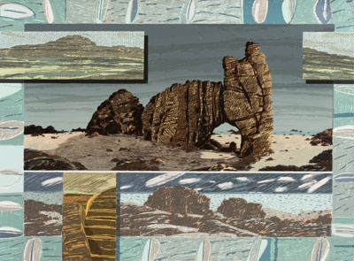 Burghead (triptych); Henderson, David; ABDHA80290 Burghead (triptych); Henderson, David; ABDHA80290
