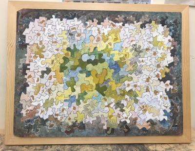 Pat Mear, Puzzled, Safe Inside a Jigsaw Puzzle World; Pat Mear; LDBGC121