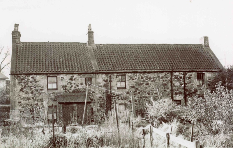 Rear of White House Blackness Road, Linlithgow, demolished 1970