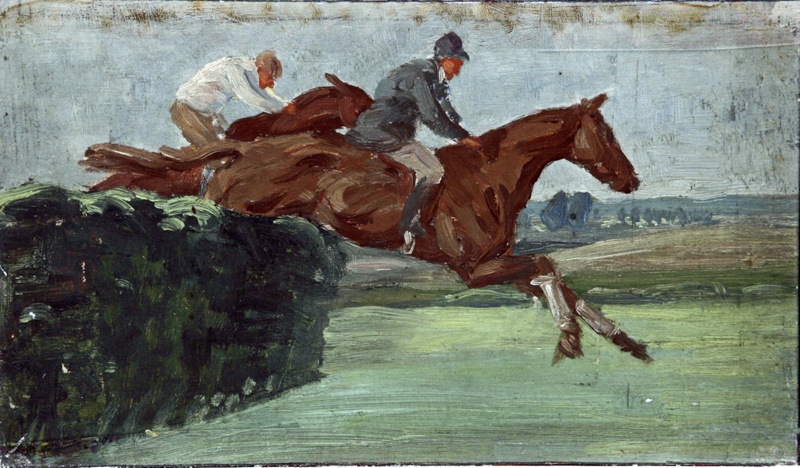 Horse jumping; Crooke, Muriel Elise (1901-1975); BIKGM.W518