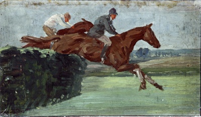 Horse jumping; Crooke, Muriel Elise (1901-1975); BIKGM.W518