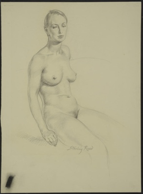 Study of a Nude Woman; Reed, Stanley; BIKGM.5672