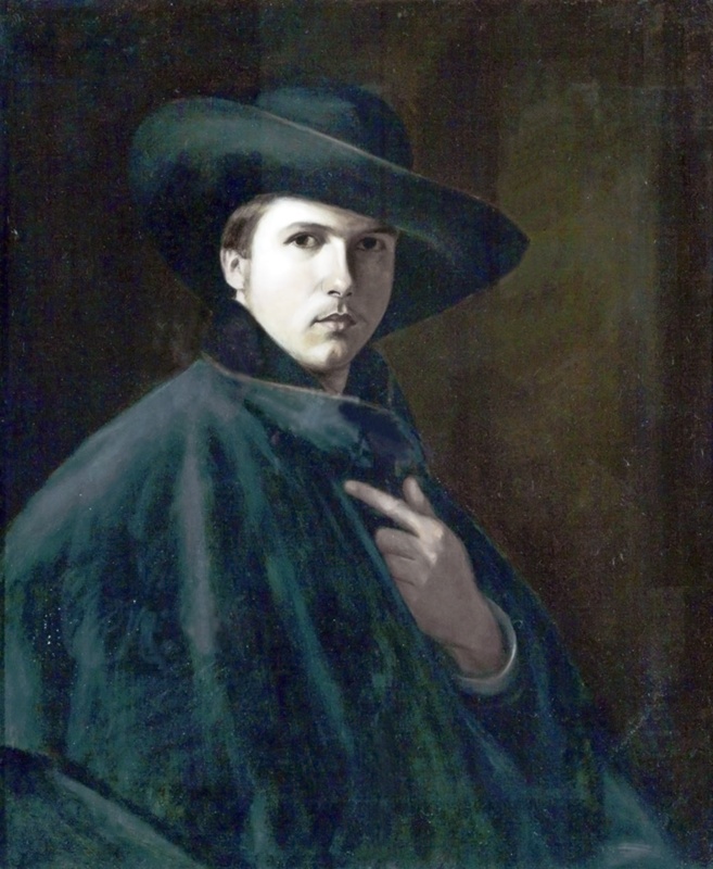 Self Portrait When 18; Steer, Philip Wilson; 1879; BIKGM.8157