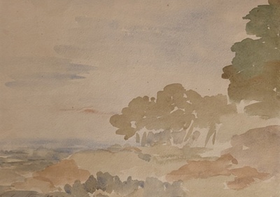 Landscape; Steer, Philip Wilson; 1923; BIKGM.2071