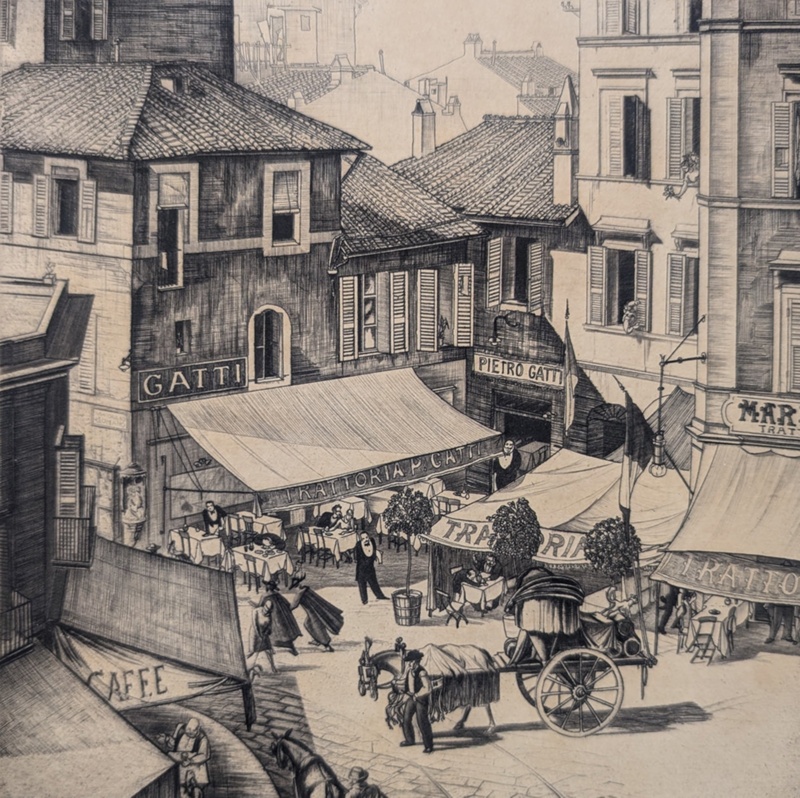 Trattoria Gotti, Rome; Wedgwood, Geoffrey Heath (1900-1977); 1930; BIKGM.9151