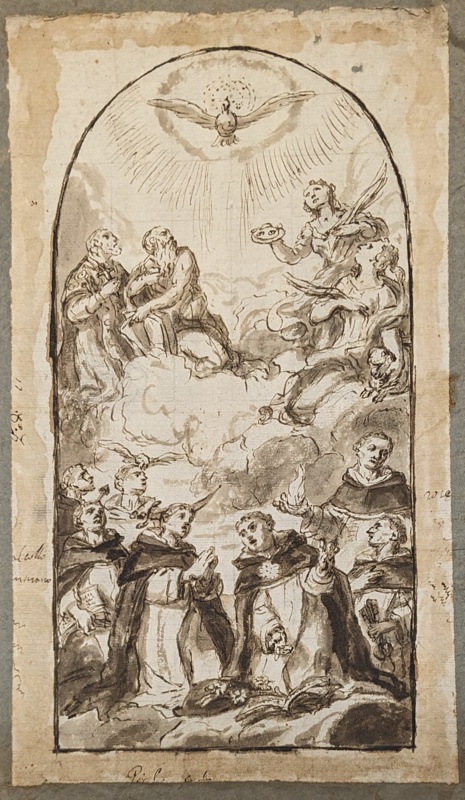 The Holy Ghost Appearing to Religious Figures; BIKGM.6245