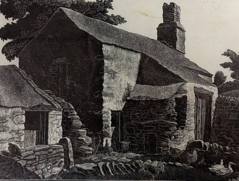 Farm buildings at Bwlch near Llanfechell, Anglesey; Rawlinson, William Thomas (1912-1993); 1954; WR.27