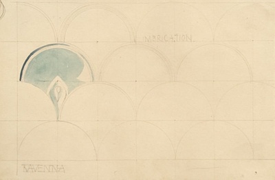 Ravenna Pattern ; Richards, Albert; c. 1937; BIKGM.7039.3