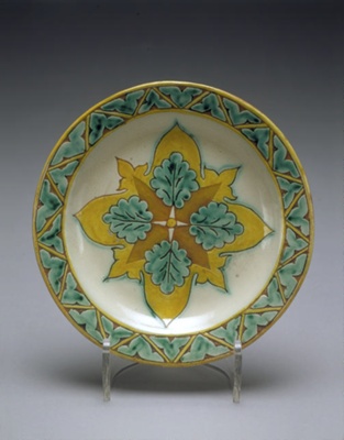 plate; Della Robbia Pottery (active 1894-1906); BIKGM.6001