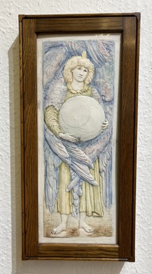 Della Robbia Plaque; Della Robbia Pottery (active 1894-1906); BIKGM.2878