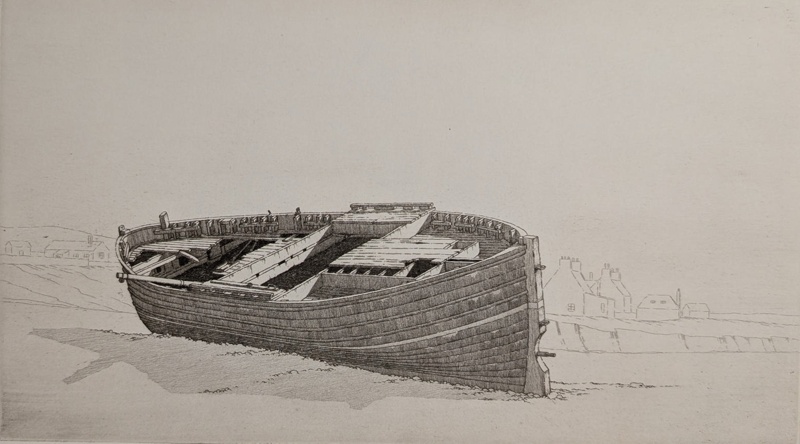 "The Jeannie" - Derelict on Bressay - Shetland; Taylor, Albert (1918-1987); BIKGM.9321