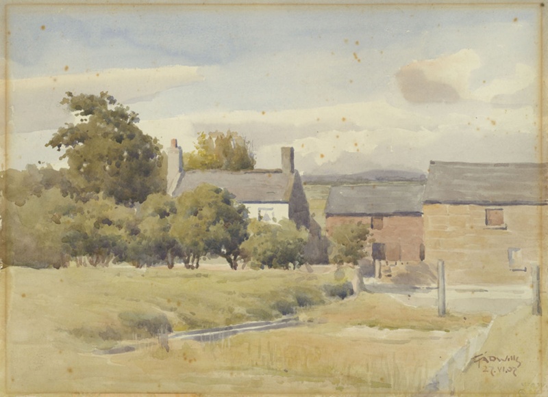 Cottage in Wallasey Village 1907; Wills, Thomas Alexander Dodd; BIKGM.W502