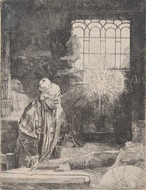 Doctor Faustus; Rembrandt, van Rijn (1606-1669) (attributed to); c. 1652; BIKGM.2591