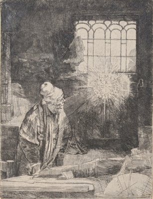 Doctor Faustus; Rembrandt, van Rijn (1606-1669) (attributed to); c. 1652; BIKGM.2591