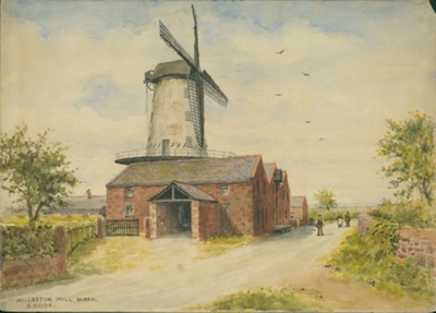 Willaston Mill, Wirral; Hopps, Harold (1879-1967); BIKGM.W383