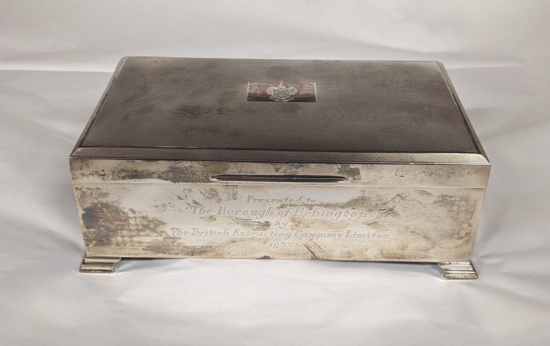 Civic Silver Cigarette Box; 1956; BIKGM.5188