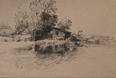 The Little Boat House; Haden, Francis Seymour; BIKGM.181