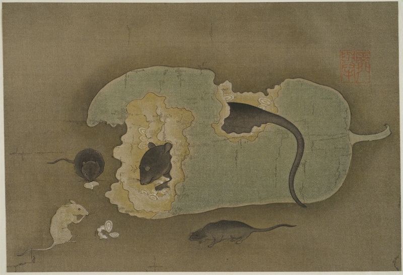 japanese print 2014b melon and rats