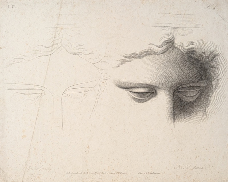 Chap. 1 Pl.4. Studies of Eyes; Reverdin, François-Gédéon (1772-1828); BIKGM.1815ad