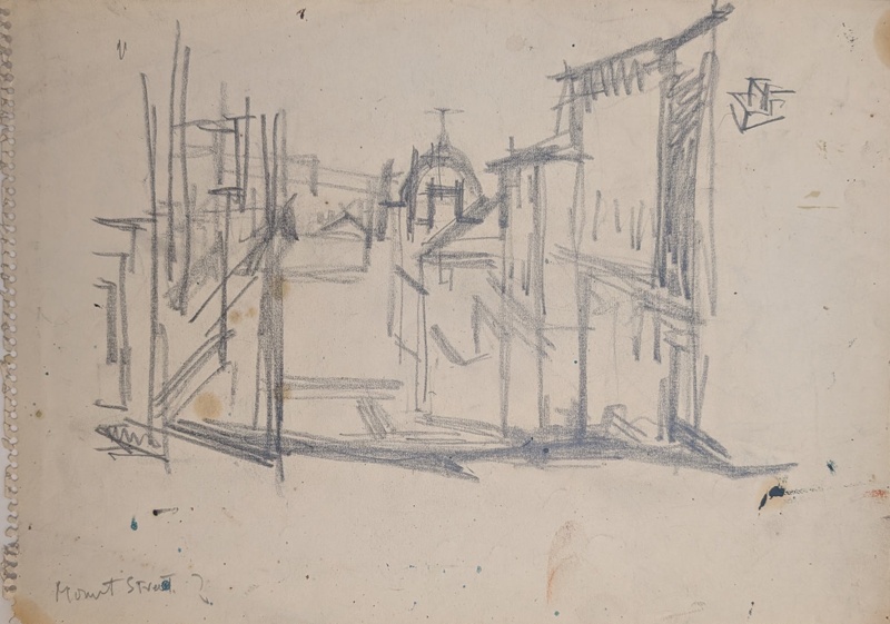 Mount Street; Horsfield, Nicholas (1917-2005); c. 1958; BIKGM.8890