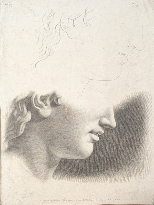 Chap.5. Pl.1. Study of The Lower Area of a Face; Reverdin, François-Gédéon (1772-1828); BIKGM.1815am