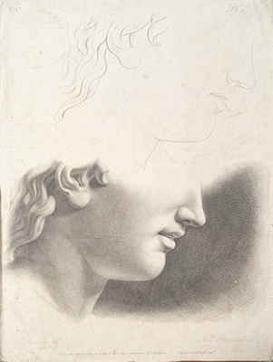 Chap.5. Pl.1. Study of The Lower Area of a Face; Reverdin, François-Gédéon (1772-1828); BIKGM.1815am