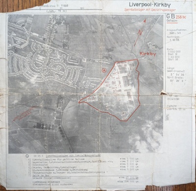 Military Aerial Survey by Germany World War II - Liverpool Kirkby 1939; Unknown; BIKGM.5810