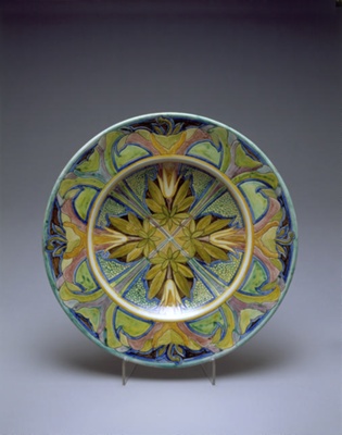 plaque; Della Robbia Pottery; 1894-1906; BIKGM.2890