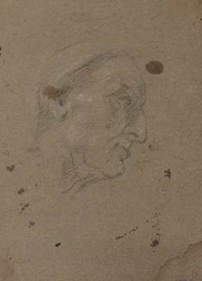 Study of the Head of An Old Man; BIKGM.6262