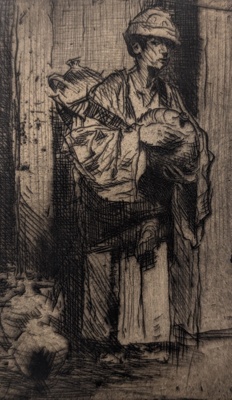 Oriental Boy; Brangwyn, Frank (1867-1956); BIKGM.9198