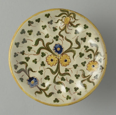 saucer; Della Robbia Pottery; BIKGM.5991