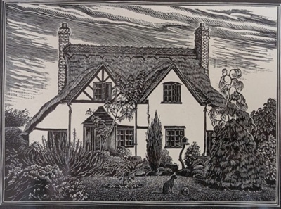 Old School Cottage, Dunnington, Warwickshire; Rawlinson, William Thomas (1912-1993); 1959; WR.50