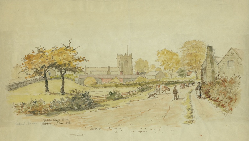 Bidston Village Wirral 1898; Hopps, Harold; BIKGM.W269