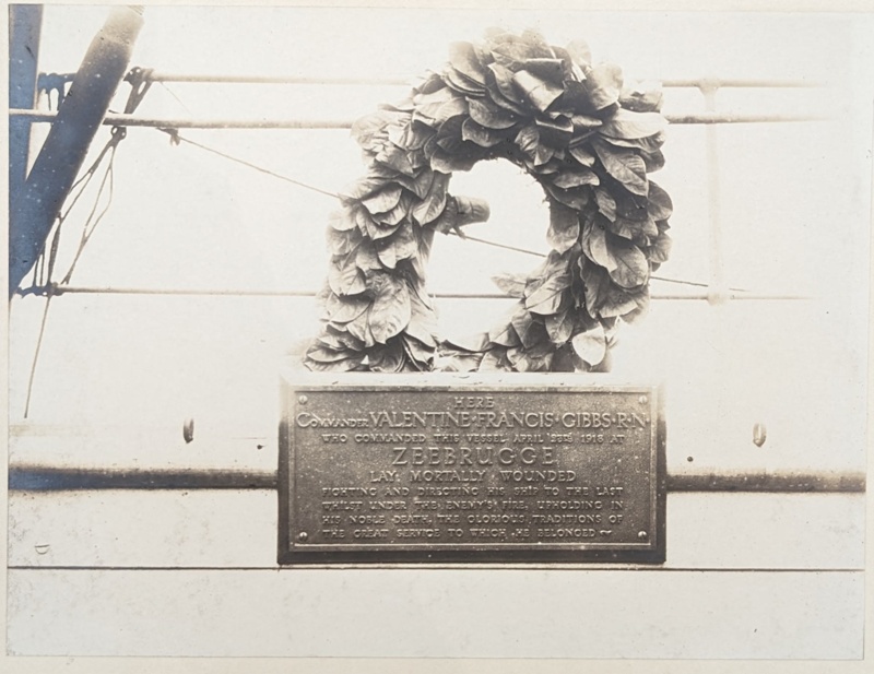 Photographs of 'Zeebrugge' Plaque; Unknown; BIKGM.W759