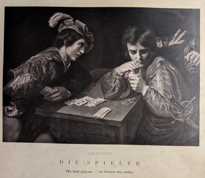 The Card Players; Caravaggio, Michelangelo; BIKGM.185d