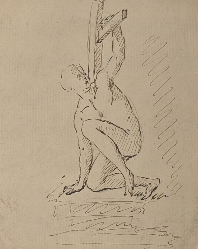 Figure Study of a Male Nude; BIKGM.6307