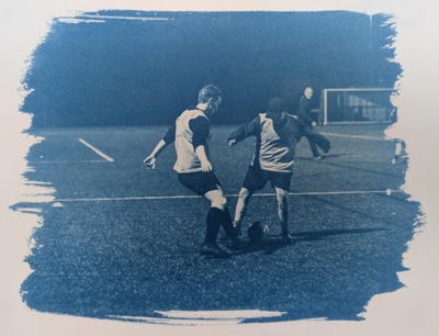 Trans Enby FC Cyanotype 6; Bradshaw, Marge; 2024; BIKGM.9121