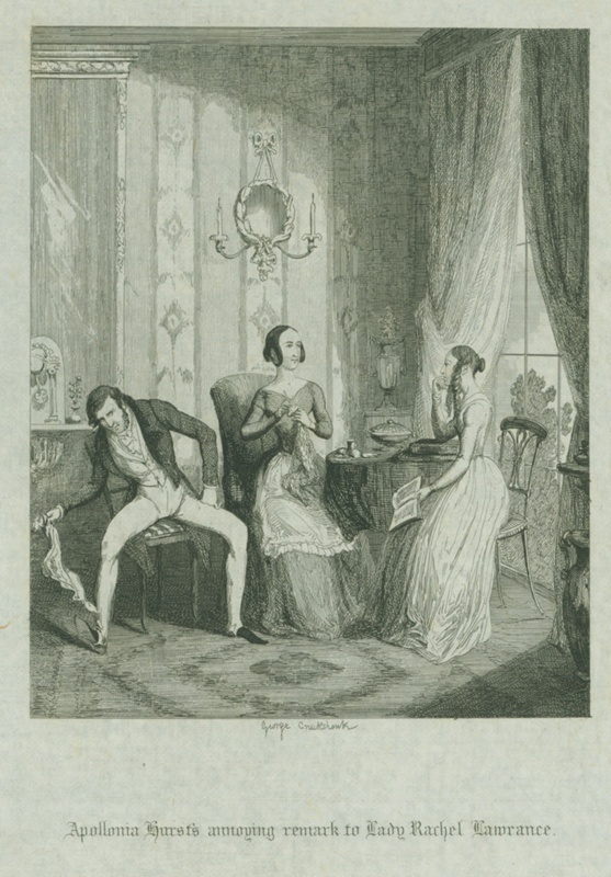 Apollonia Hurst's Annoying Remark to Lady Rachel Lawrence; Cruikshank, George; BIKGM.2006