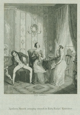 Apollonia Hurst's Annoying Remark to Lady Rachel Lawrence; Cruikshank, George; BIKGM.2006