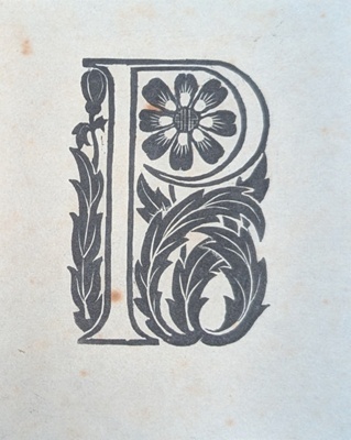 Letter 'P'; Rawlinson, William Thomas (1912-1993); WR.59