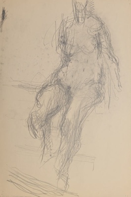 Seated Nude; Horsfield, Nicholas (1917-2005); BIKGM.8932
