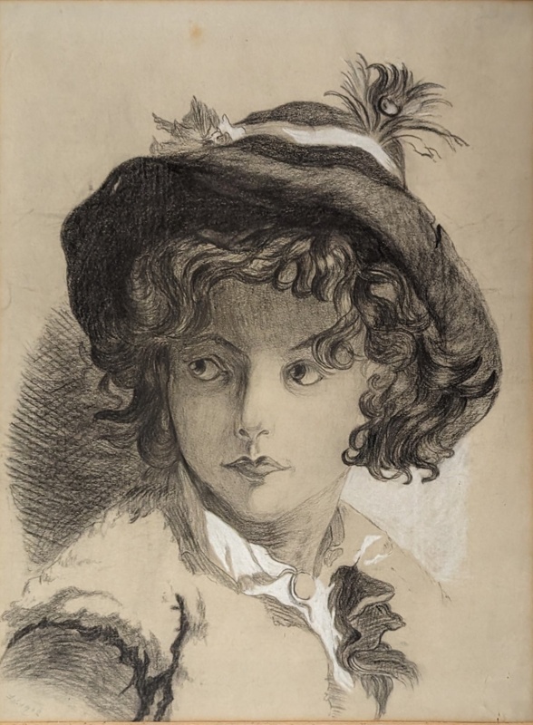 Portrait of Young Woman; Jones, Alice Louise; c. 1902; BIKGM.5815