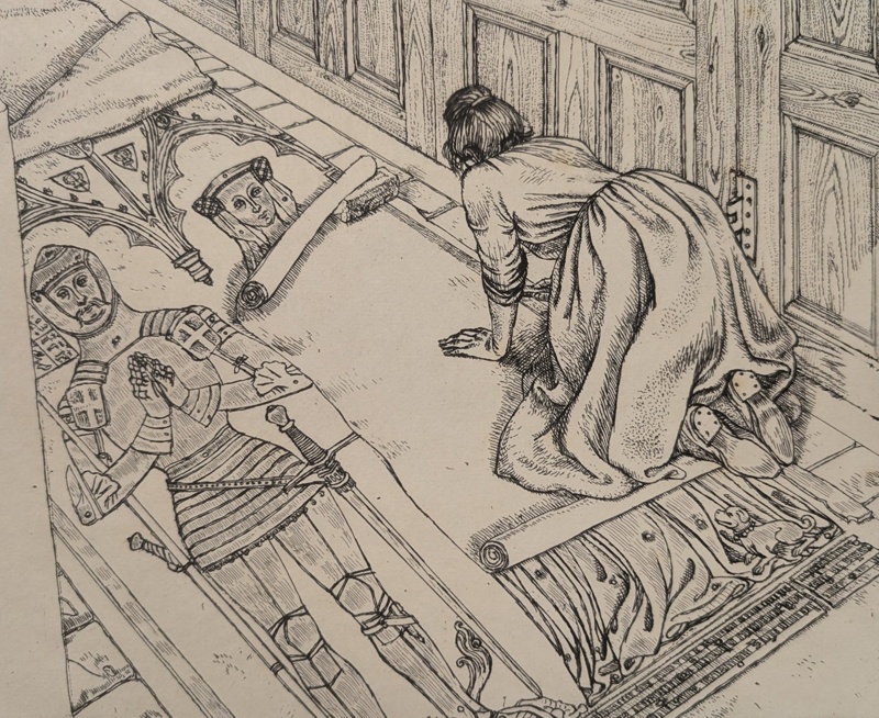 Sir Simon and Lady Fellrigg; Brown, Denise (1911-1998); BIKGM.9190