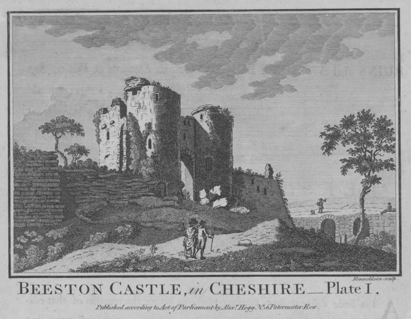 Beeston Castle in Cheshire - Plate I; Rennoldson; BIKGM.593