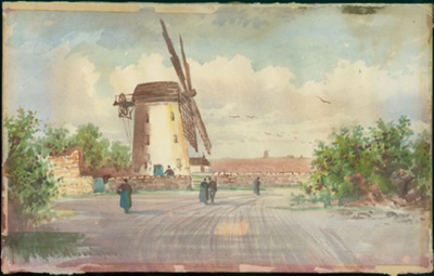 Windmill (The Old Mill, Wallasey) 1904; Waugh, Frederick; BIKGM.W74