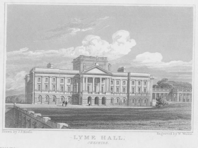 Lyme Hall, Cheshire 1824; Neale, J P; BIKGM.7748