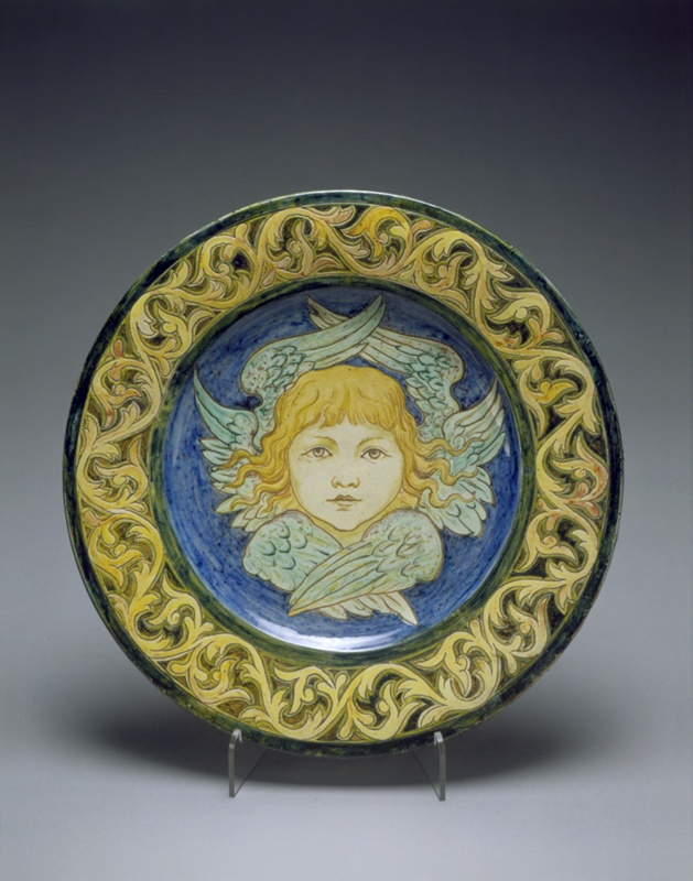 plaque; Della Robbia Pottery (active 1894-1906); BIKGM.6525